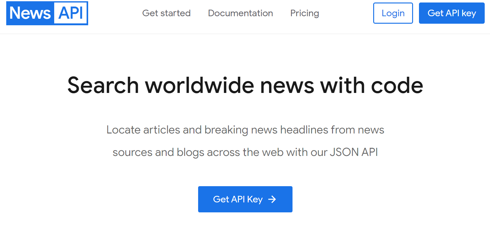 News API and email